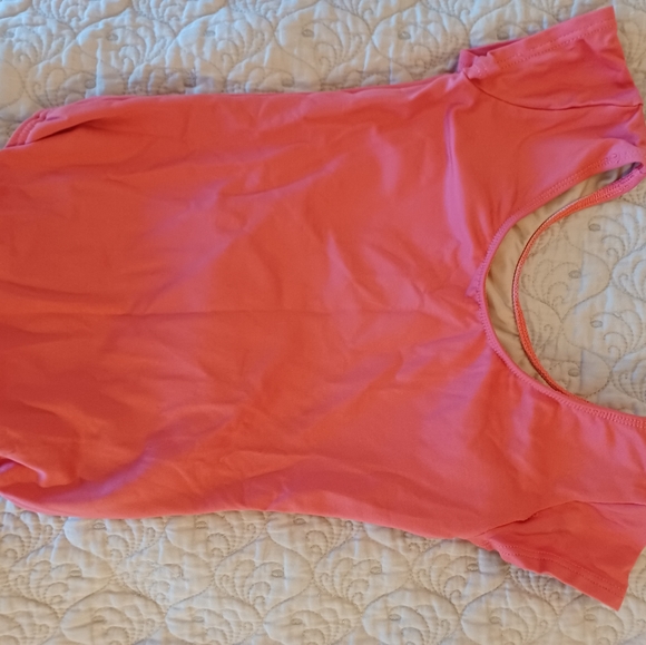 Coral leotard, size child 8-10 - Picture 2 of 2